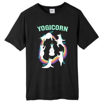 Yogicorn Magical Namaste Unicorn Funny Yoga Meditation Gift Tall Fusion ChromaSoft Performance T-Shirt