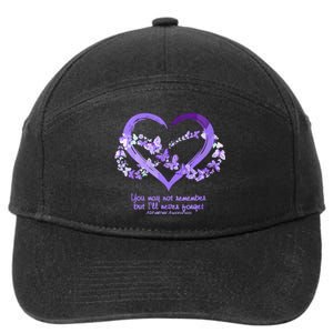 You May Not Remember AlzheimerS Disease 7-Panel Snapback Hat