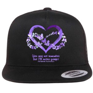 You May Not Remember AlzheimerS Disease Flat Bill Trucker Hat