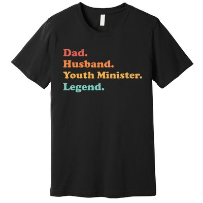 Y.Outh Minister Or Y.Outh Pastor For Dad Husband Premium T-Shirt