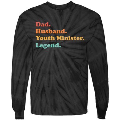 Y.Outh Minister Or Y.Outh Pastor For Dad Husband Tie-Dye Long Sleeve Shirt