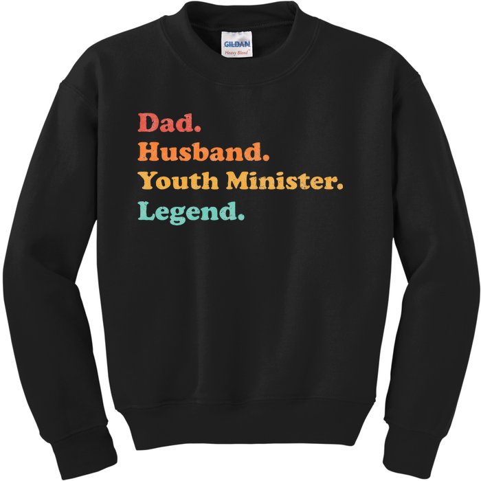 Y.Outh Minister Or Y.Outh Pastor For Dad Husband Kids Sweatshirt