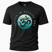 Yoga Meditation Om Symbol Breathe In Breathe Out Cooling Performance Crew T-Shirt