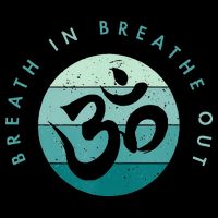 Yoga Meditation Om Symbol Breathe In Breathe Out Cooling Performance Crew T-Shirt