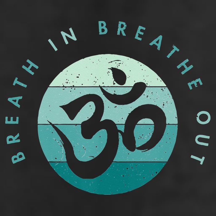 Yoga Meditation Om Symbol Breathe In Breathe Out Adult Drive Performance Visor