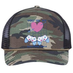 You're My Player Two Gamer Retro Rope Trucker Hat Cap