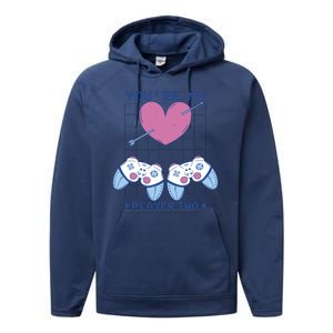 You're My Player Two Gamer Performance Fleece Hoodie