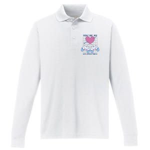 You're My Player Two Gamer Performance Long Sleeve Polo