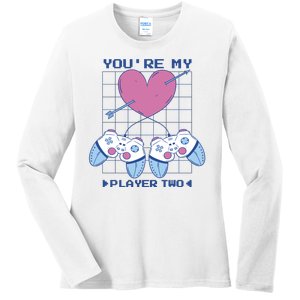 You're My Player Two Gamer Ladies Long Sleeve Shirt