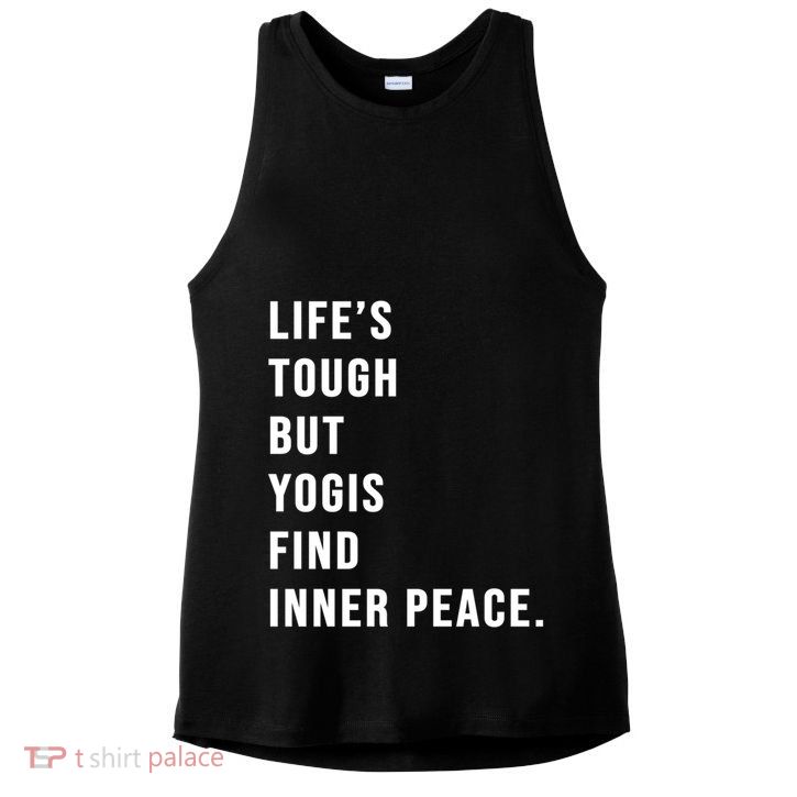 Yogi Meditation Prenatal Yoga Moms Quote Gift Ladies PosiCharge Tri-Blend Wicking Tank