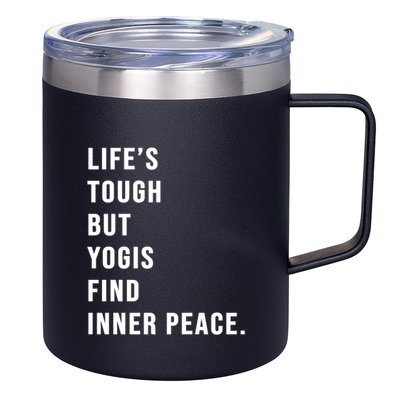 Yogi Meditation Prenatal Yoga Moms Quote Gift 12oz Stainless Steel Coffee Mug