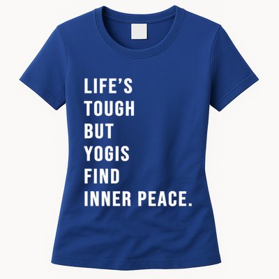 Yogi Meditation Prenatal Yoga Moms Quote Gift Womens T-Shirt