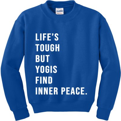 Yogi Meditation Prenatal Yoga Moms Quote Gift Kids Sweatshirt