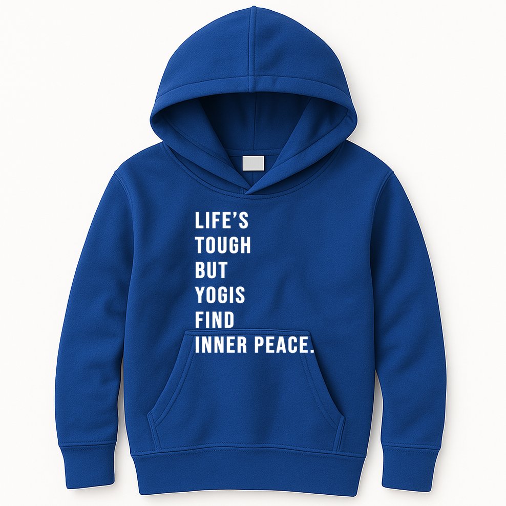 Yogi Meditation Prenatal Yoga Moms Quote Gift Kids Hoodie