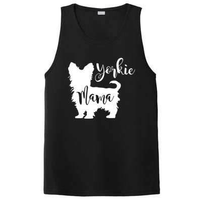 Yorkie Mama Profile Yorkshire Terrier Fun Dog Mom Gift Meaningful Gift PosiCharge Competitor Tank