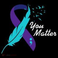 You Matter Ribbon Suicide Awareness Mental Health Wool Snapback Cap