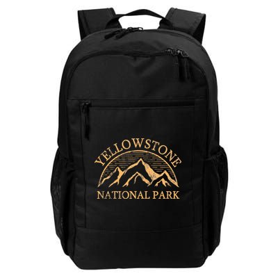 Yellowstone Mountain Retro National Park Souvenir Backpack