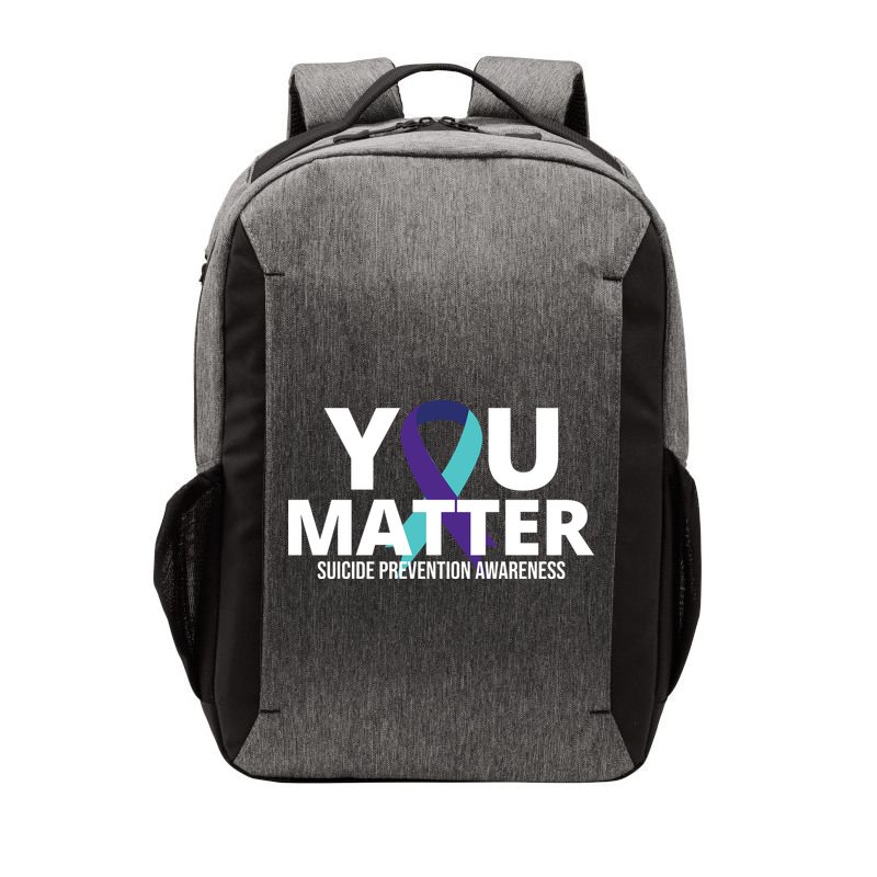 You Matter Suicide Prevention Awareness Ribbon Vector Backpack
