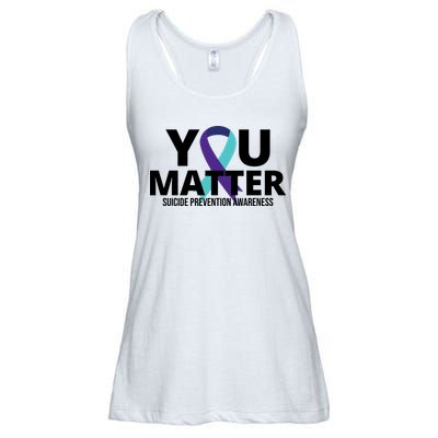 You Matter Suicide Prevention Awareness Ribbon Ladies Essential Flowy Tank