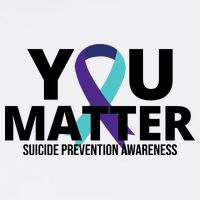 You Matter Suicide Prevention Awareness Ribbon Womens Tank Top