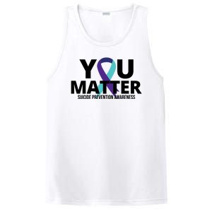 You Matter Suicide Prevention Awareness Ribbon PosiCharge Competitor Tank