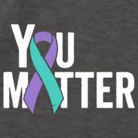 You Matter Suicide Prevention Teal Purple Awareness Ribbon Vector Backpack