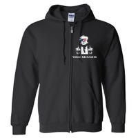 You Missed Shot Republican Pro Trump President 2024 Full Zip Hoodie