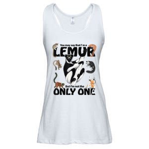 You May Say That I’M A Lemur But I’M Not The Only One Ladies Essential Flowy Tank