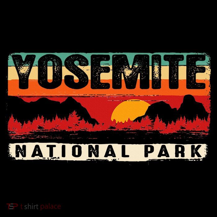 Yosemite Mountain Sunset Yosemite National Park T-Shirt