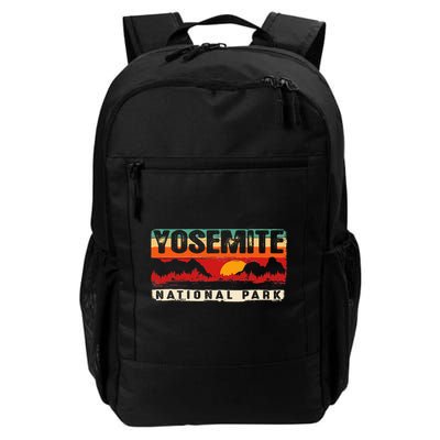 Yosemite Mountain Sunset Yosemite National Park Backpack