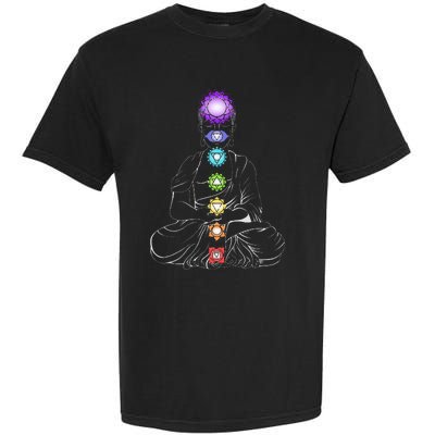 Yoga Meditation Spiritual Body Energy Chakra Garment-Dyed Heavyweight T-Shirt