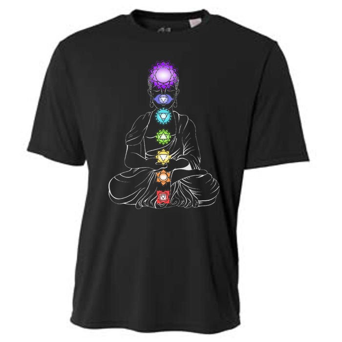 Yoga Meditation Spiritual Body Energy Chakra Cooling Performance Crew T-Shirt