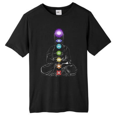 Yoga Meditation Spiritual Body Energy Chakra Tall Fusion ChromaSoft Performance T-Shirt