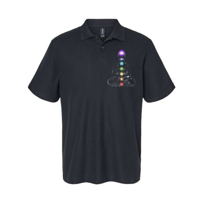 Yoga Meditation Spiritual Body Energy Chakra Softstyle Adult Sport Polo