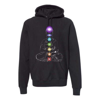 Yoga Meditation Spiritual Body Energy Chakra Premium Hoodie