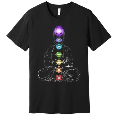 Yoga Meditation Spiritual Body Energy Chakra Premium T-Shirt