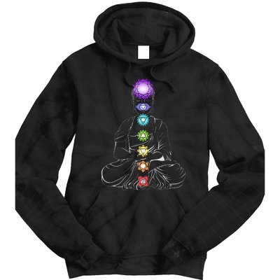 Yoga Meditation Spiritual Body Energy Chakra Tie Dye Hoodie