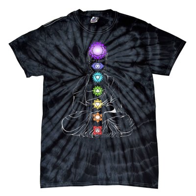 Yoga Meditation Spiritual Body Energy Chakra Tie-Dye T-Shirt