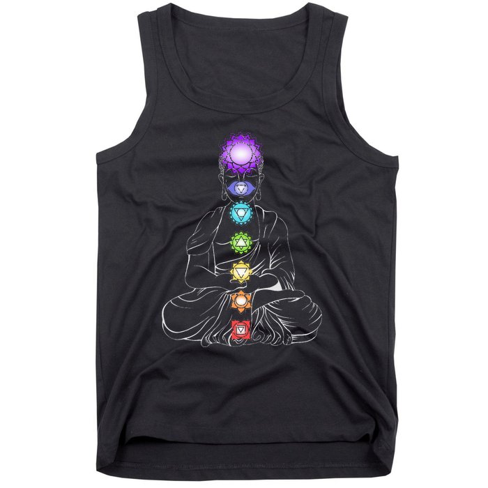 Yoga Meditation Spiritual Body Energy Chakra Tank Top