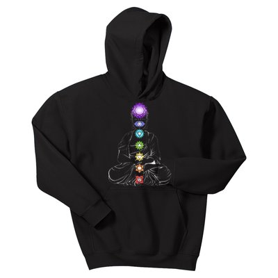 Yoga Meditation Spiritual Body Energy Chakra Kids Hoodie