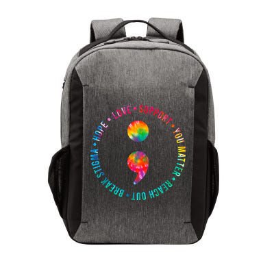 You Matter Semicolon Suicide Prevention Awareness Vector Backpack