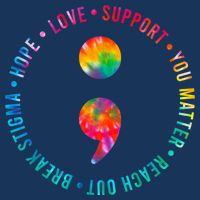 You Matter Semicolon Suicide Prevention Awareness Button