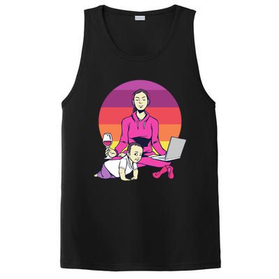 Yoga Mama Spiritual Saying Meditation Mother Great Gift PosiCharge Competitor Tank