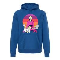 Yoga Mama Spiritual Saying Meditation Mother Great Gift Premium Hoodie