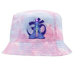 Yoga Meditation Spiritual Body Energy Chakra Tie-Dyed Bucket Hat