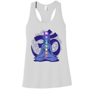 Yoga Meditation Spiritual Body Energy Chakra Women's Racerback Tank