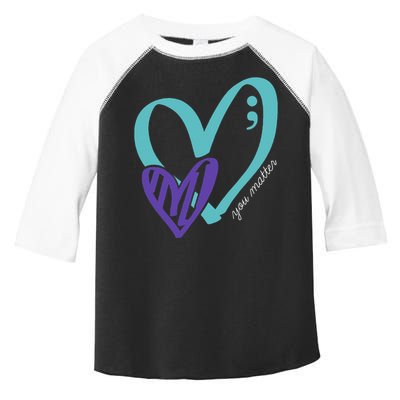 You Matter Suicide Prevention Awareness Toddler Fine Jersey T-Shirt