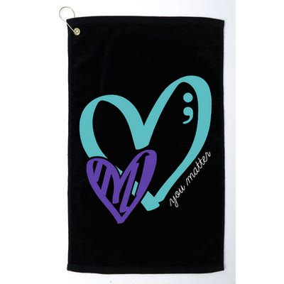 You Matter Suicide Prevention Awareness Golf Towel