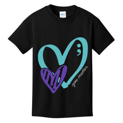 You Matter Suicide Prevention Awareness Kids T-Shirt
