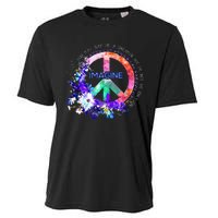 You May Say Im A Dreamer But Im Not The Only One Peace Cooling Performance Crew T-Shirt